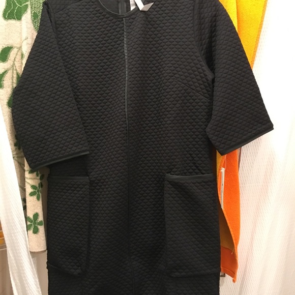 Melissa McCarthy Black Quilted Tunic Dress, M - Picture 6 of 12
